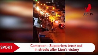 CAMEROON SUPPORT BREAK OUT