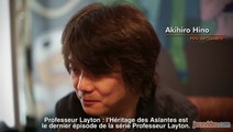 Professeur Layton et l'Héritage des Aslantes : Interview d'Akihiro Hino, président de Level-5