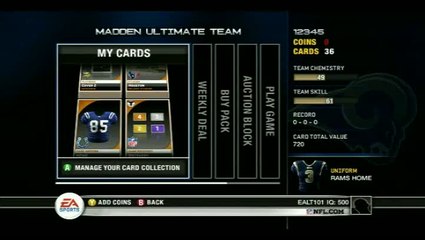 Madden NFL 10 : Trailer Ultimate Team