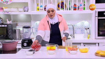 عصير فراولة بالبنجر - عصير بطاطا بالقرع | نجلاء الشرشابي
