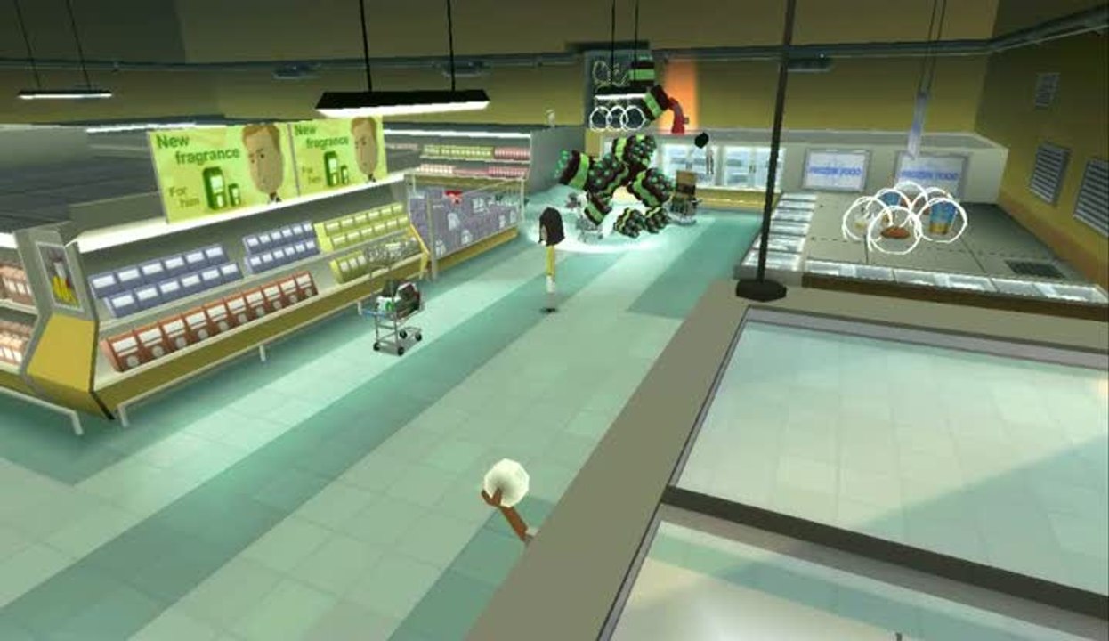 The Lapins Crétins : La Grosse Aventure : Gameplay canin