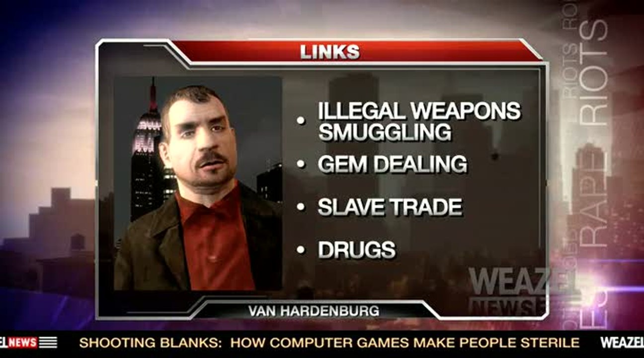 Grand Theft Auto IV : The Ballad of Gay Tony : Weasel News