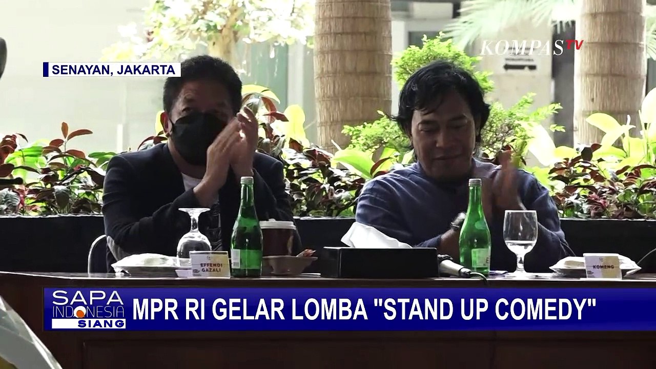 MPR RI Gelar Lomba Stand Up Comedy, Sebagai Sarana Penyampaian Kritik dan Saran kepada MPR