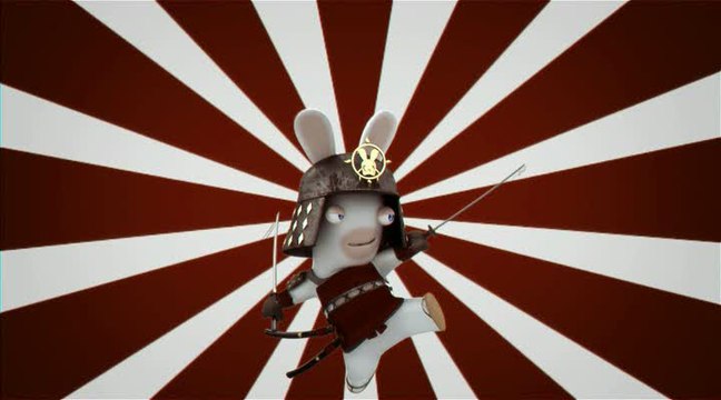 The Lapins Crétins : La Grosse Aventure : Les lapins au TGS