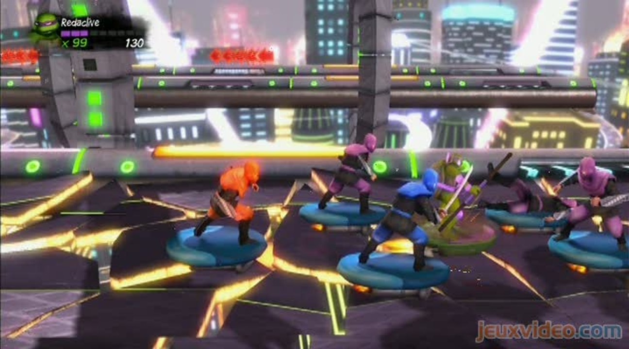 Teenage Mutant Ninja Turtles : Turtles in Time Re-Shelled : Combats dans les Airs