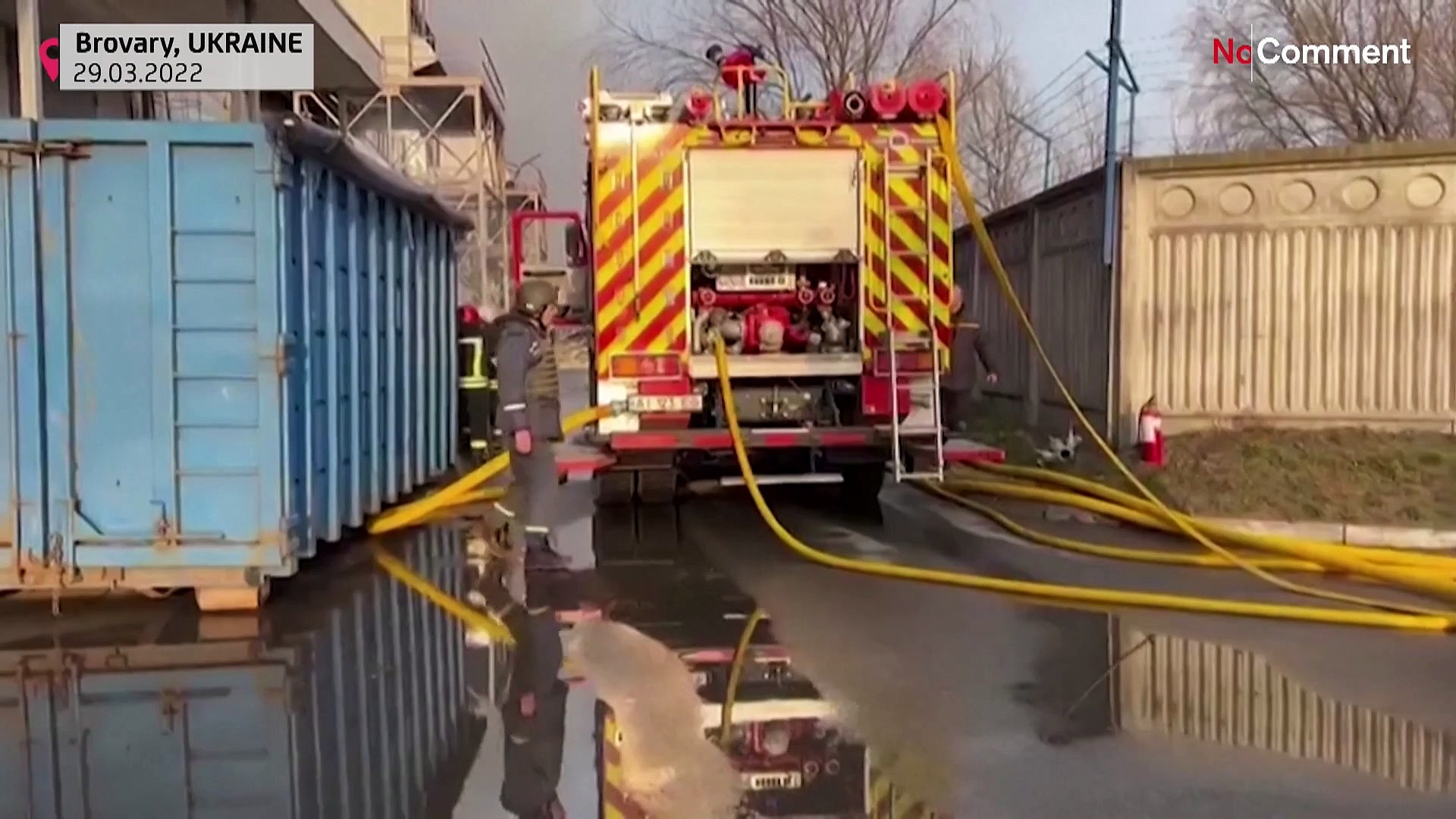 War in Ukraine: aftermath of Brovary bombing