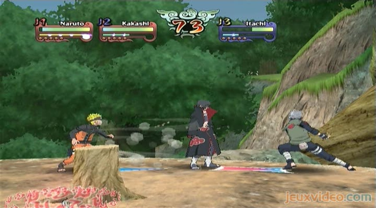 Naruto Shippuden : Clash of Ninja Revolution III - European Version : Naruto et Kakashi VS Itachi