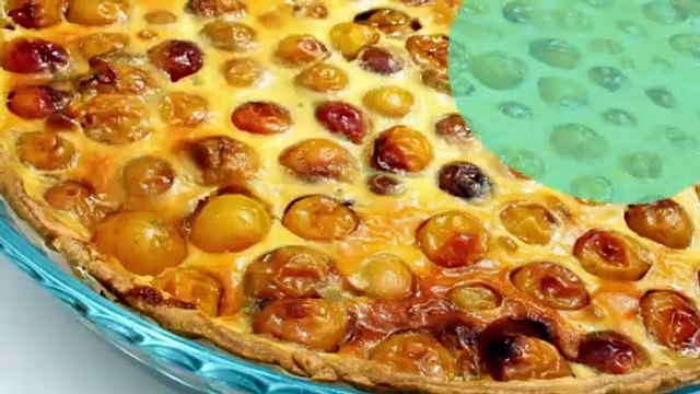 Tarte aux mirabelles façon clafoutis