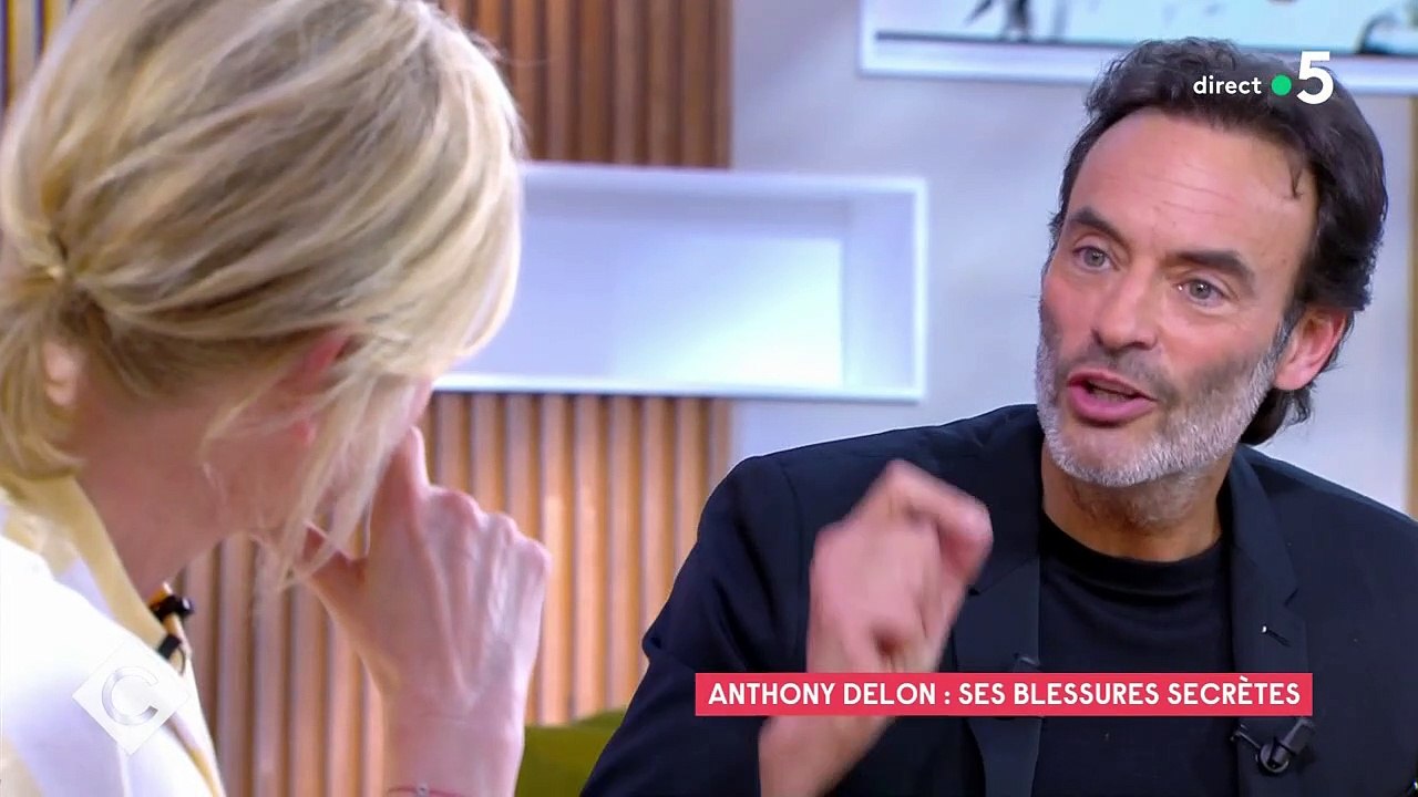 "Vous avez mal lu" : Anthony Delon s'en prend à Anne-Elisabeth Lemoine dans "C à vous"