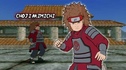 Naruto Shippuden : Clash of Ninja Revolution III - European Version : Combattants - Partie 1