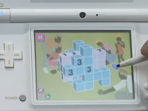 Picross 3D : Un homme qui réfléchit