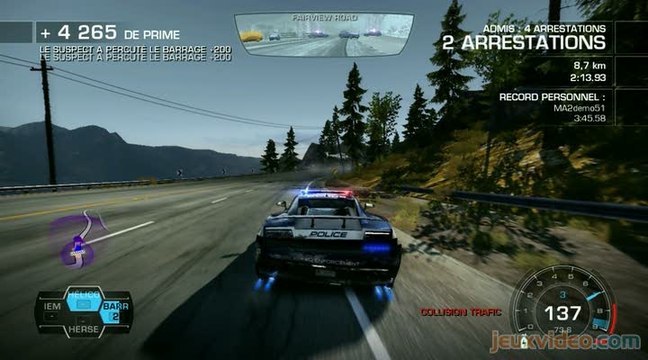 Need for Speed : Hot Pursuit : Flic