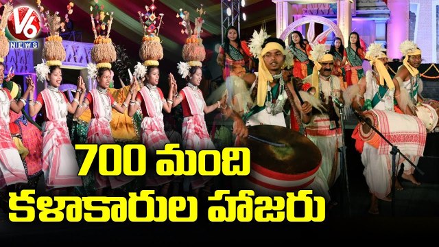 Rashtriya Sanskriti Mahotsav 2022 Continues On Day 2 At Hanmakonda Warangal | V6 News