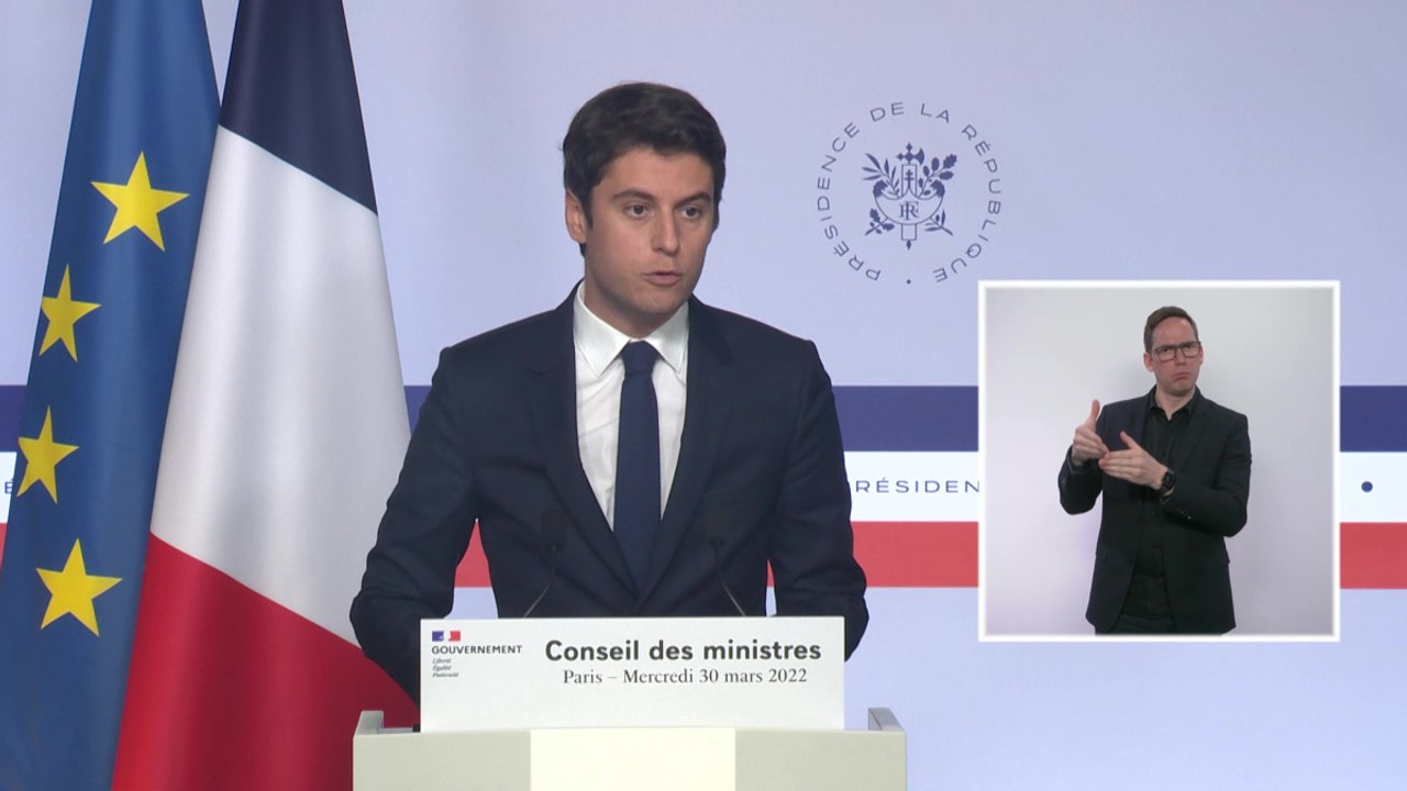 Compte rendu du Conseil des ministres du 30 mars 2022