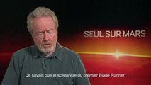 Ridley Scott parle de l'écriture de Blade Runner 2