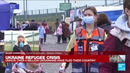 More than 4 million people have fled Ukraine, says UNHCR