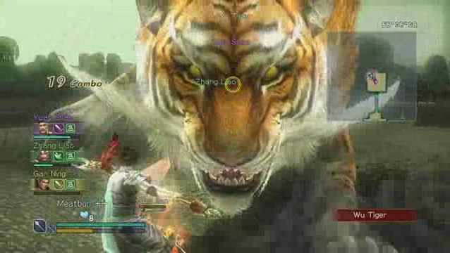 Dynasty Warriors : Strikeforce : Combat contre Tigrou