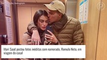 Mari Saad posta fotos inéditas com namorado, Romulo Neto, em viagem do casal