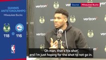 Giannis and Rivers discuss 'spectacular' game-winning block