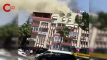 Antalya’da mahalleyi dumana boğan yangın