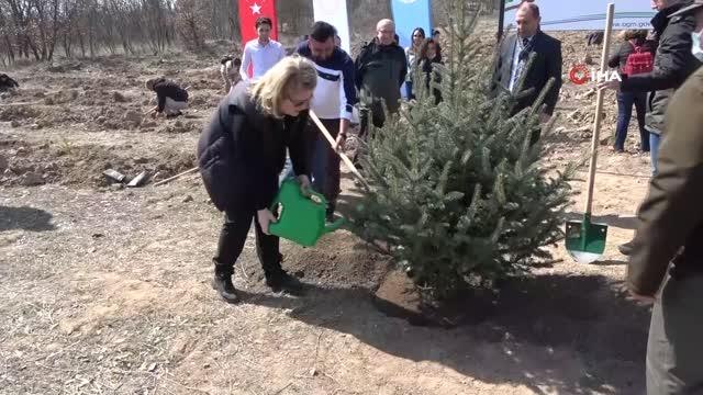 Sağlık çalışanları için hatıra ormanı oluşturuldu