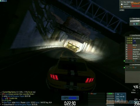 TrackMania² : Canyon : Blue Night Cruise