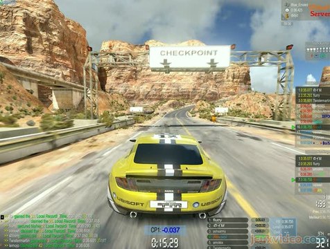 TrackMania² : Canyon : Blue Eroded