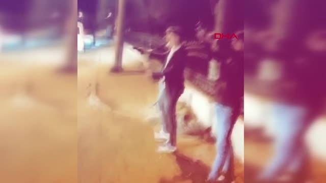 ETRAFA RASTGELE ATEŞ AÇAN ŞÜPHELİLER KAMERADA
