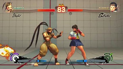 Super Street Fighter IV : Ibuki Vs Sakura (Ultra 2)