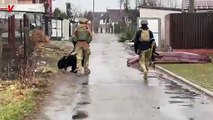 Ukrainian Soldiers Rescue Dog Found in Abandoned Village Near Kyiv