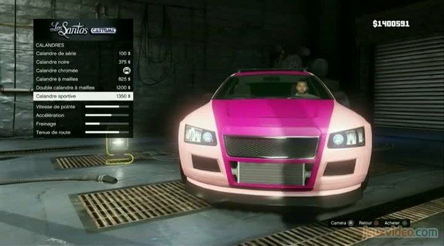 Grand Theft Auto V : 8/10 : Personnalisations diverses (tuning, tatoueur...)