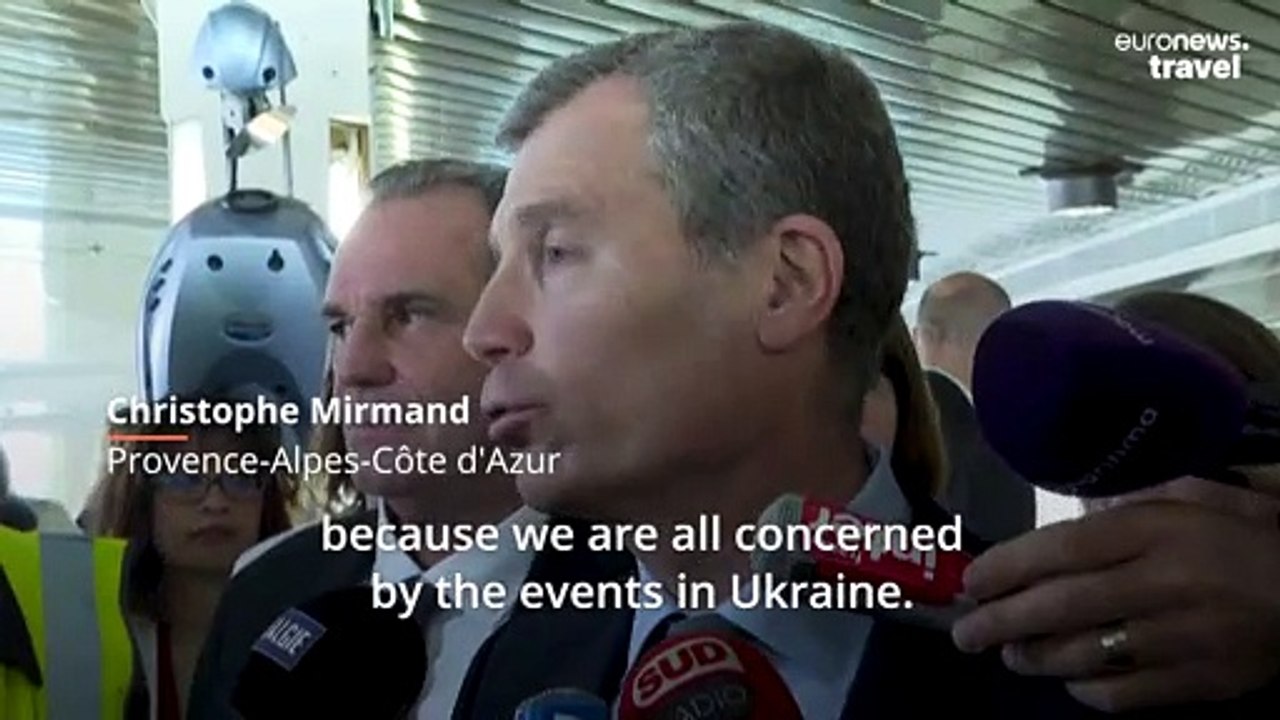 A docked ferry has become a floating hotel for Ukrainian refugees