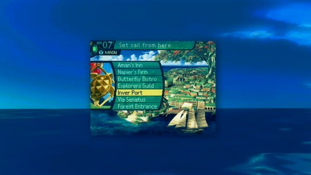 Etrian Odyssey III : The Drowned City : Exploration navale