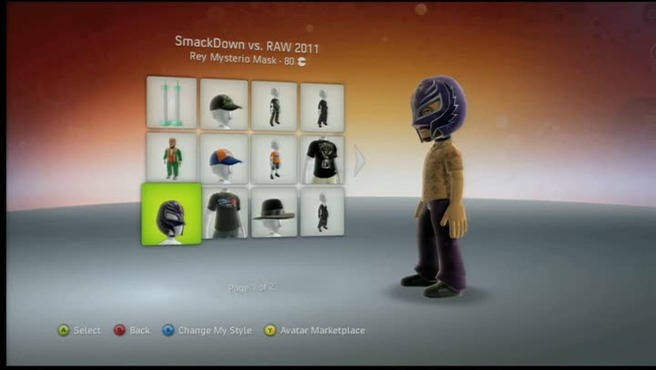WWE Smackdown vs Raw 2011 : Avatar
