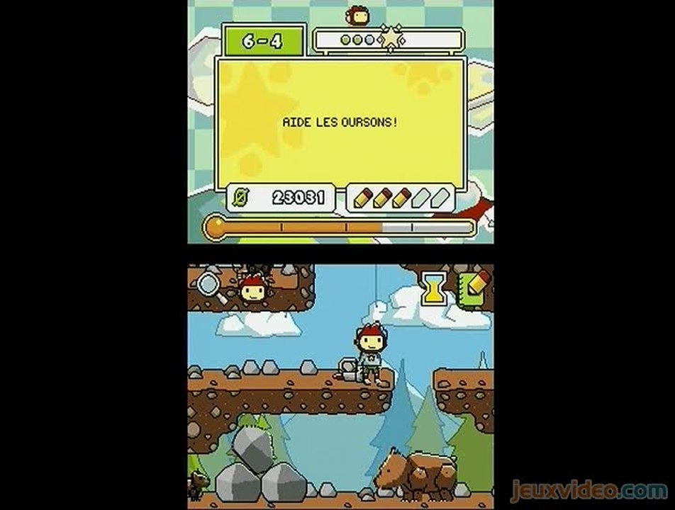 Super Scribblenauts : Les Enigmes de Maxwell : Aide les oursons !
