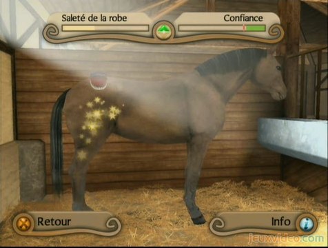 Alexandra Ledermann : L'Eté au Haras : Alexandra monte un cheval