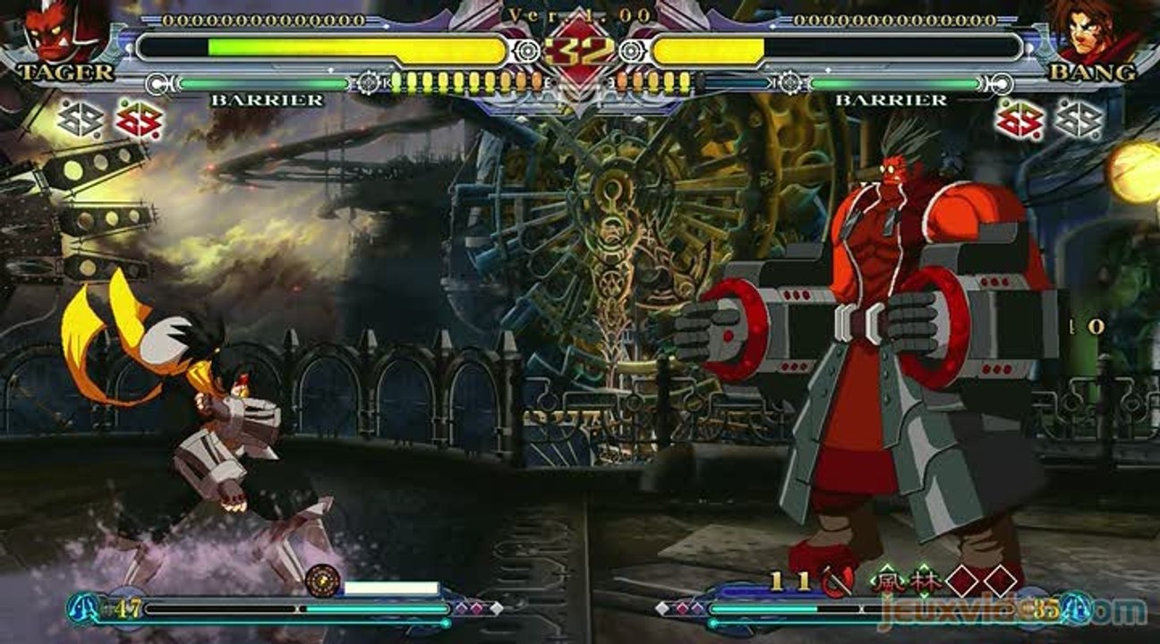 BlazBlue : Continuum Shift : Baston et nouveautés