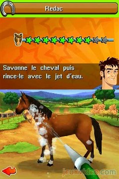 Alexandra Ledermann : Aventures au Camp d'Eté : A la douche !