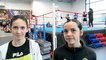 Interview maritima: les boxeuses d'Istres Tess Launey et Shana Fernandez et le coach James Colas