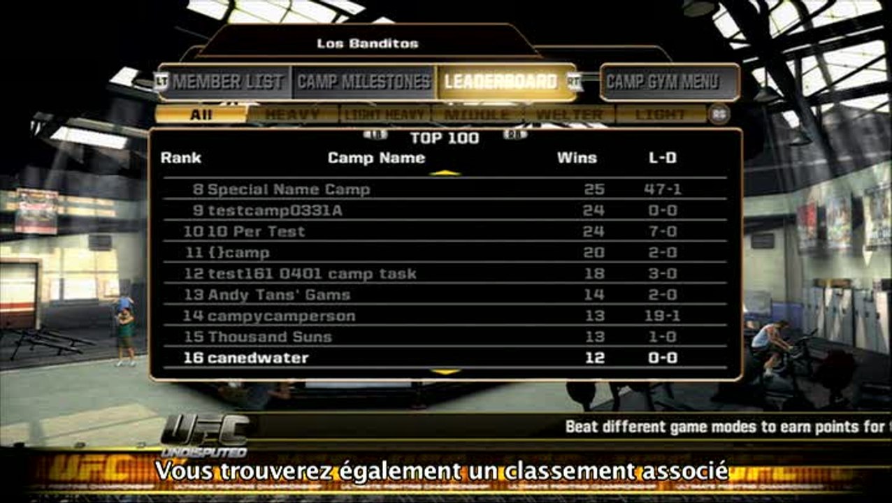 UFC 2010 Undisputed : Fight Camps