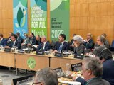 Bakan Kurum, OECD Çevre Bakanları Toplantısı'nda konuştu