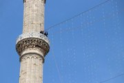 Selimiye Camisi'ne 'İman En Büyük Nimettir' mahyası