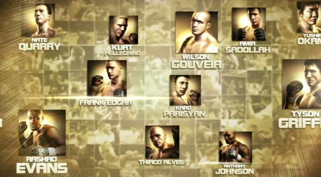 UFC 2010 Undisputed : Roster