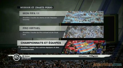 FIFA 11 : 2/4 : Editeur de sons