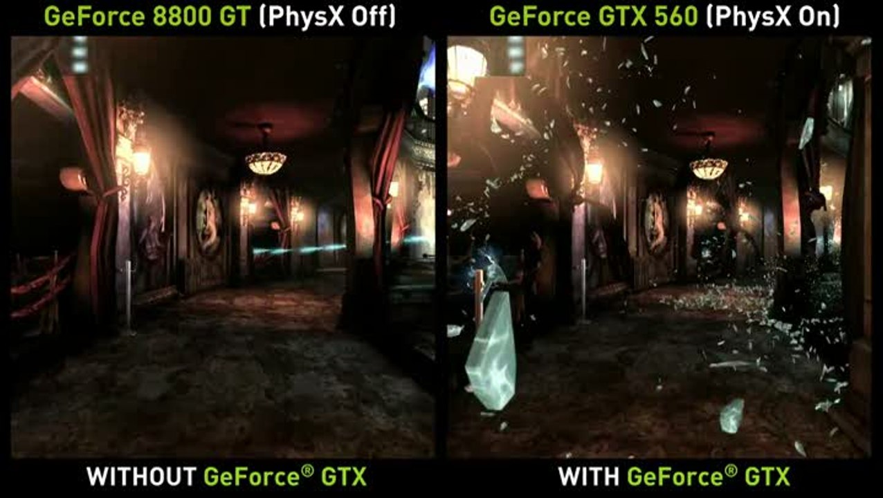 Batman Arkham City : PhysX