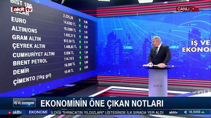 Ekonominin öne çıkan notları