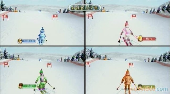 Family Party : 30 Great Games Winter Fun : Slalom moyennement géant