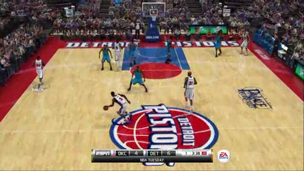 NBA Elite 11 : Thunder vs Pistons