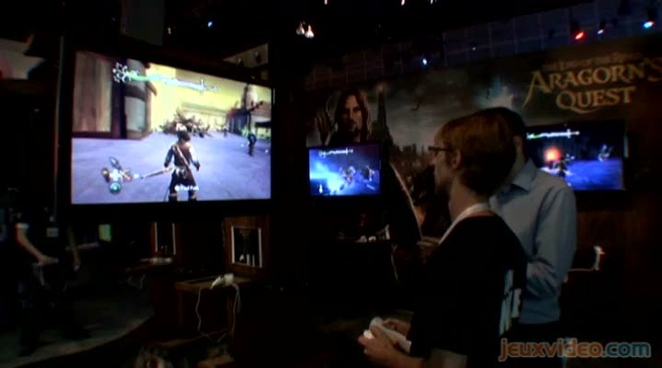 Le Seigneur des Anneaux : La Quête d'Aragorn : E3 2010 : Sur le stand de Warner