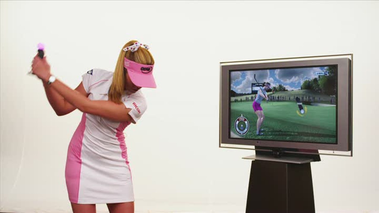 Tiger Woods PGA Tour 11 : Paula Creamer joue au Move